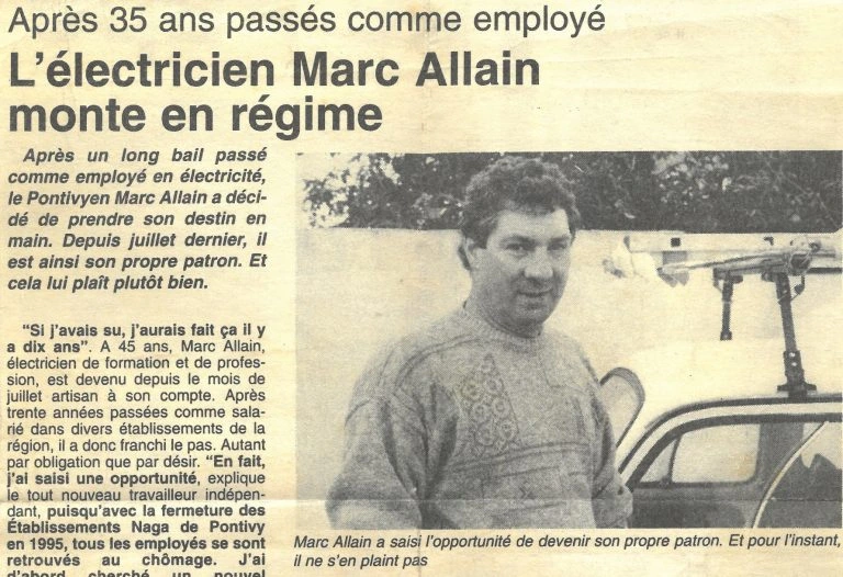 marc allain gérant électricien electricien